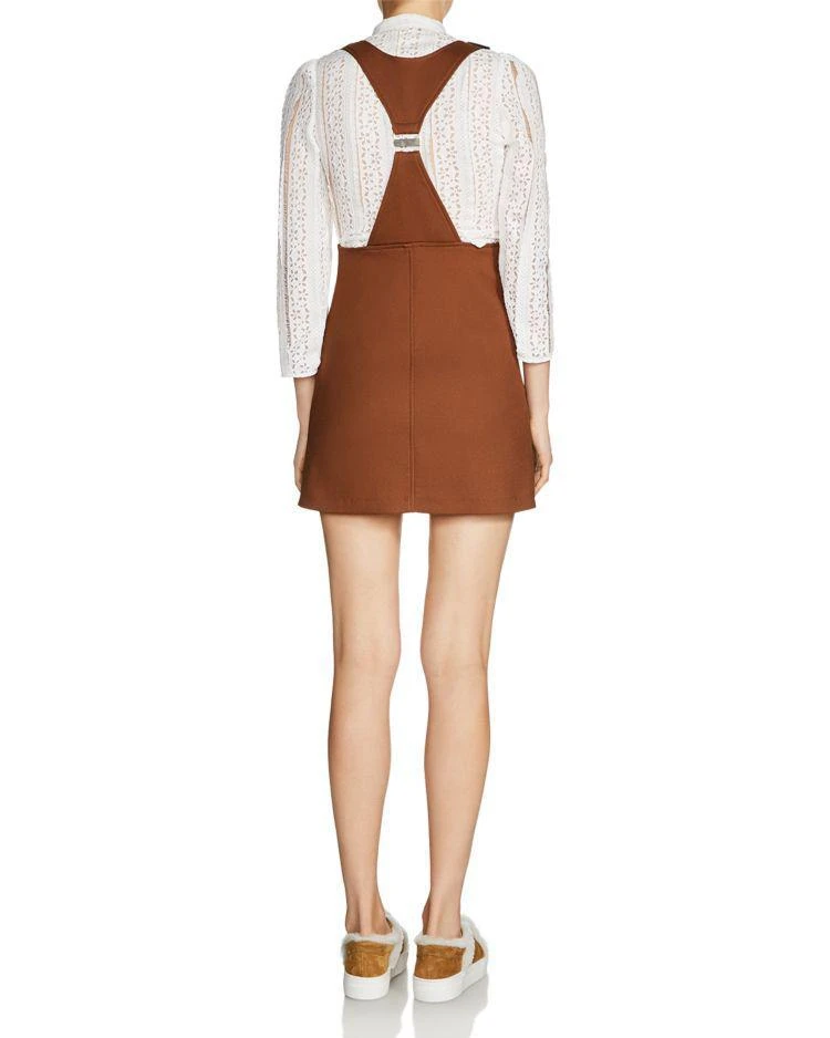 商品Maje|Ramoa Snap-Strap A-Line Mini Dress,价格¥2406,第2张图片详细描述