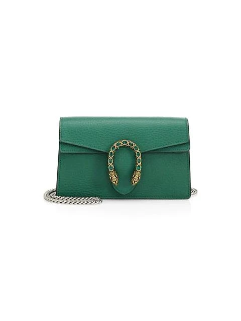 商品Gucci|Dionysus Leather Super Mini Bag,价格¥6461,第1张图片