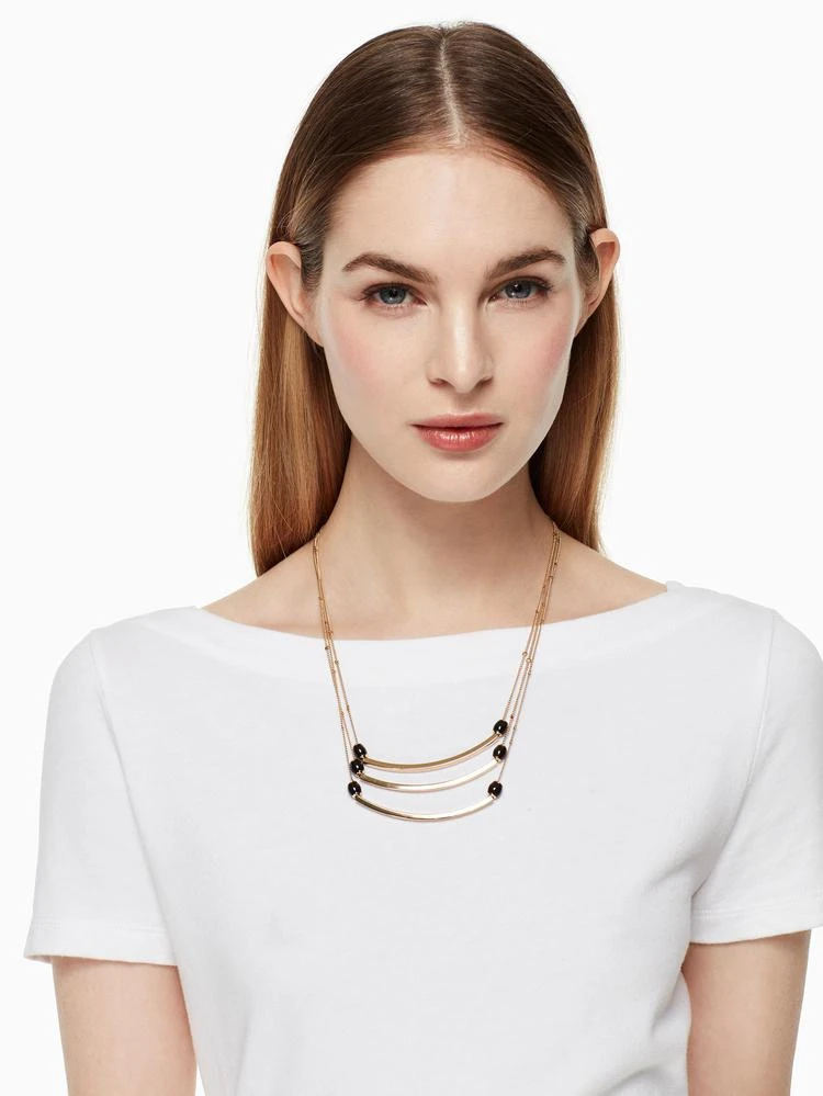 商品Kate Spade|strike up the band small triple strand,价格¥237,第2张图片详细描述