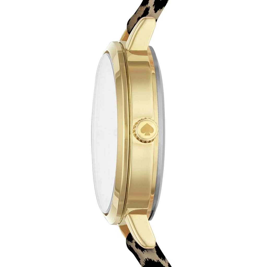商品Kate Spade|kate spade new york women's metro three-hand, gold-tone alloy watch,价格¥1109,第2张图片详细描述
