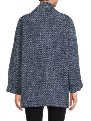商品ba&sh|Textured Wool Blend Double Breasted Coat,价格¥1838,第2张图片详细描述