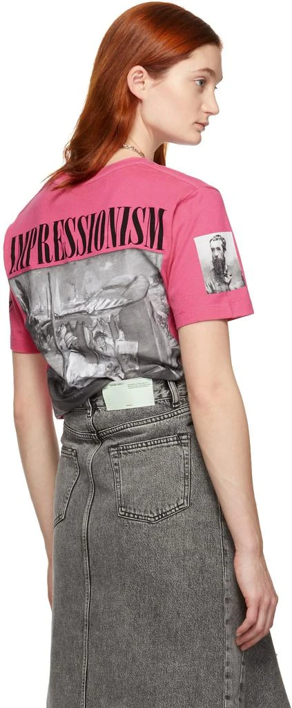 商品Off-White|Pink 'Impressionism' Boat T-Shirt,价格¥1782,第3张图片详细描述