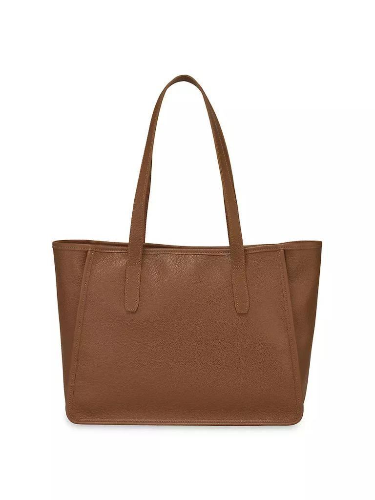 商品Longchamp|Le Foulonné Leather Shoulder Tote,价格¥4120,第3张图片详细描述