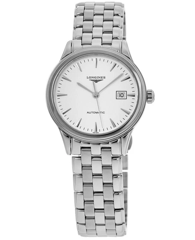 商品Longines|Longines Flagship Automatic White Dial Stainless Steel Women's Watch L4.374.4.12.6,价格¥8975,第1张图片