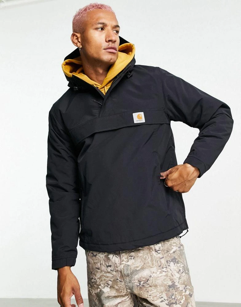 商品Carhartt|Carhartt WIP winter nimbus pullover jacket in black,价格¥1396,第1张图片