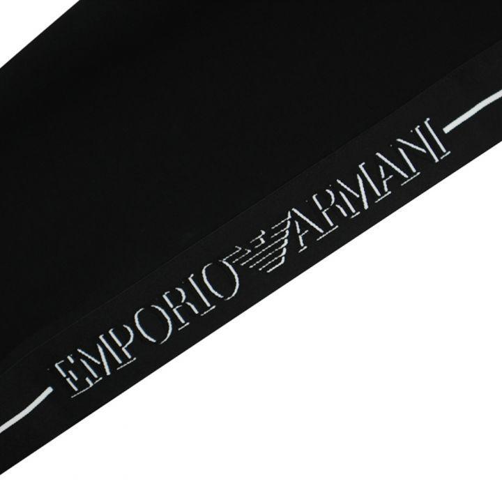 商品Emporio Armani|Black Logo Tape Hooded Tracksuit,价格¥2640,第5张图片详细描述