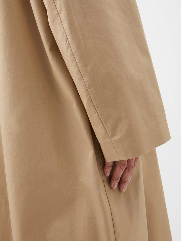 商品MM6|Oversized cotton trench coat,价格¥6204,第4张图片详细描述
