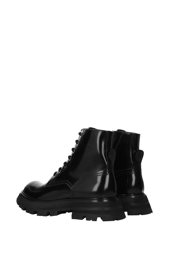 商品Alexander McQueen|Ankle boots Leather Black,价格¥3128,第4张图片详细描述