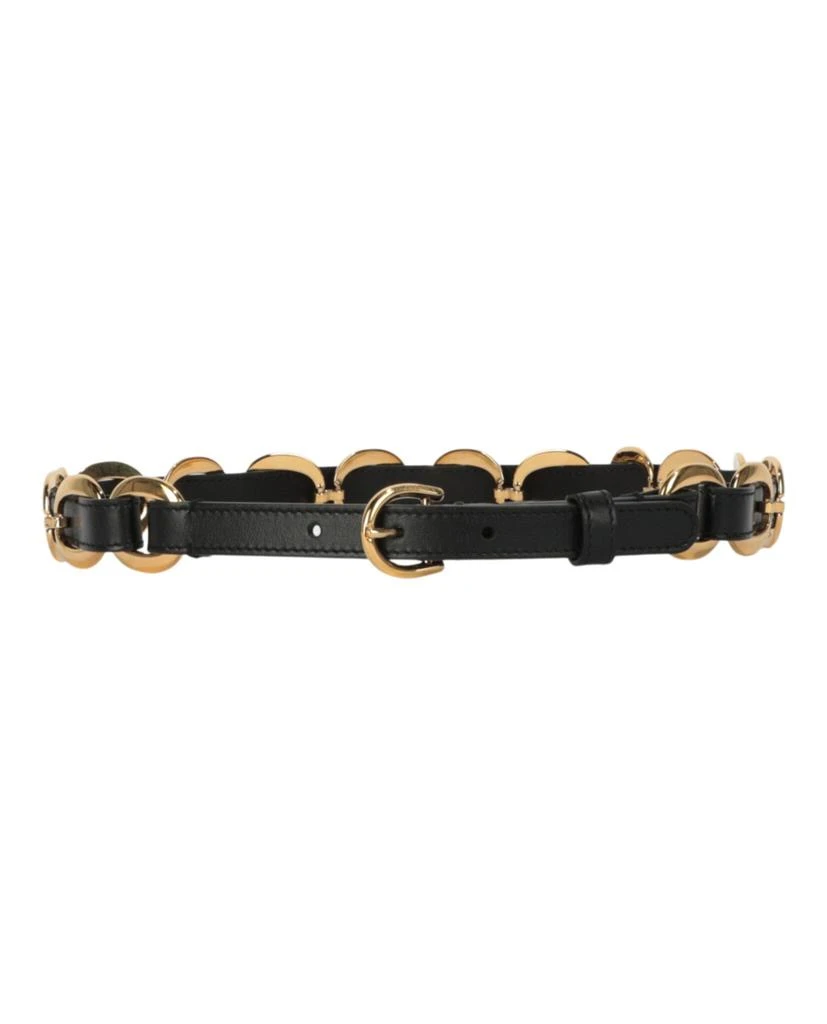 商品Gucci|Chain Detail Leather Belt,价格¥1749,第1张图片