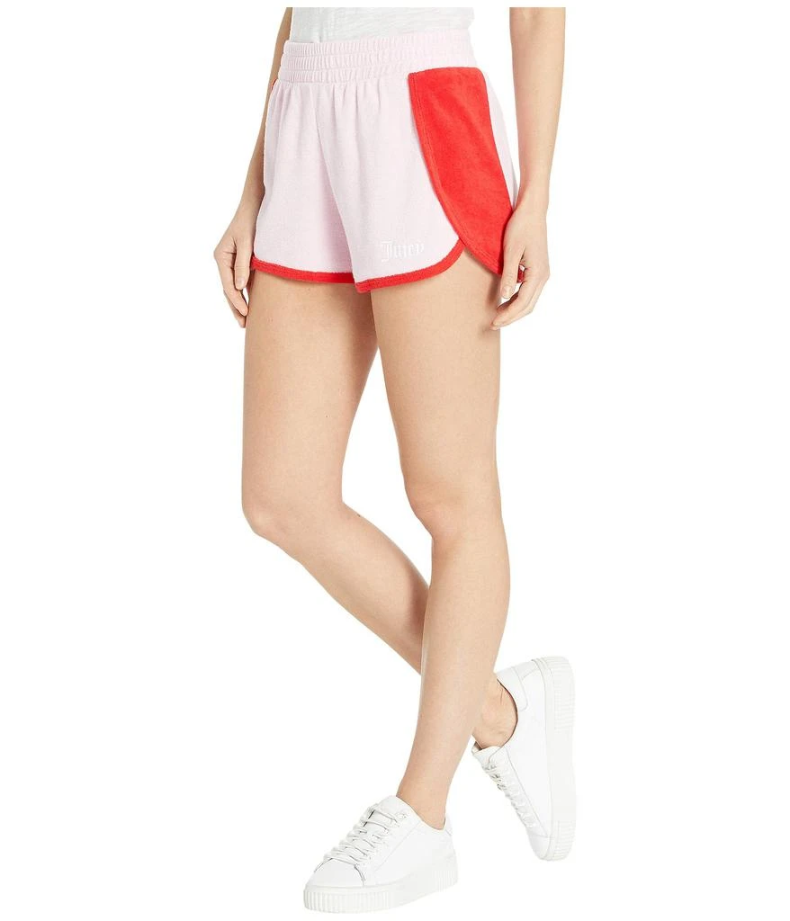 商品Juicy Couture|Color Block Group Microterry Shorts,价格¥152,第2张图片详细描述