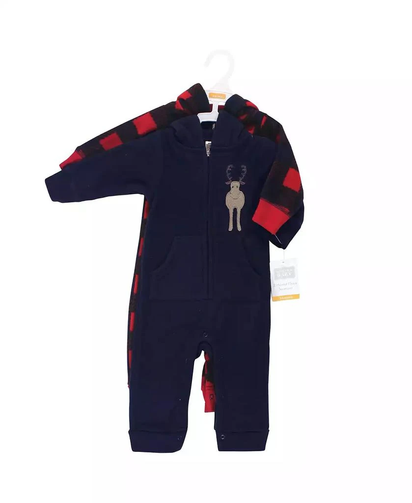 商品Hudson|Baby Girls Fleece Jumpsuits, Coveralls, and Playsuits 2pk, Scottie Dog,价格¥241,第2张图片详细描述