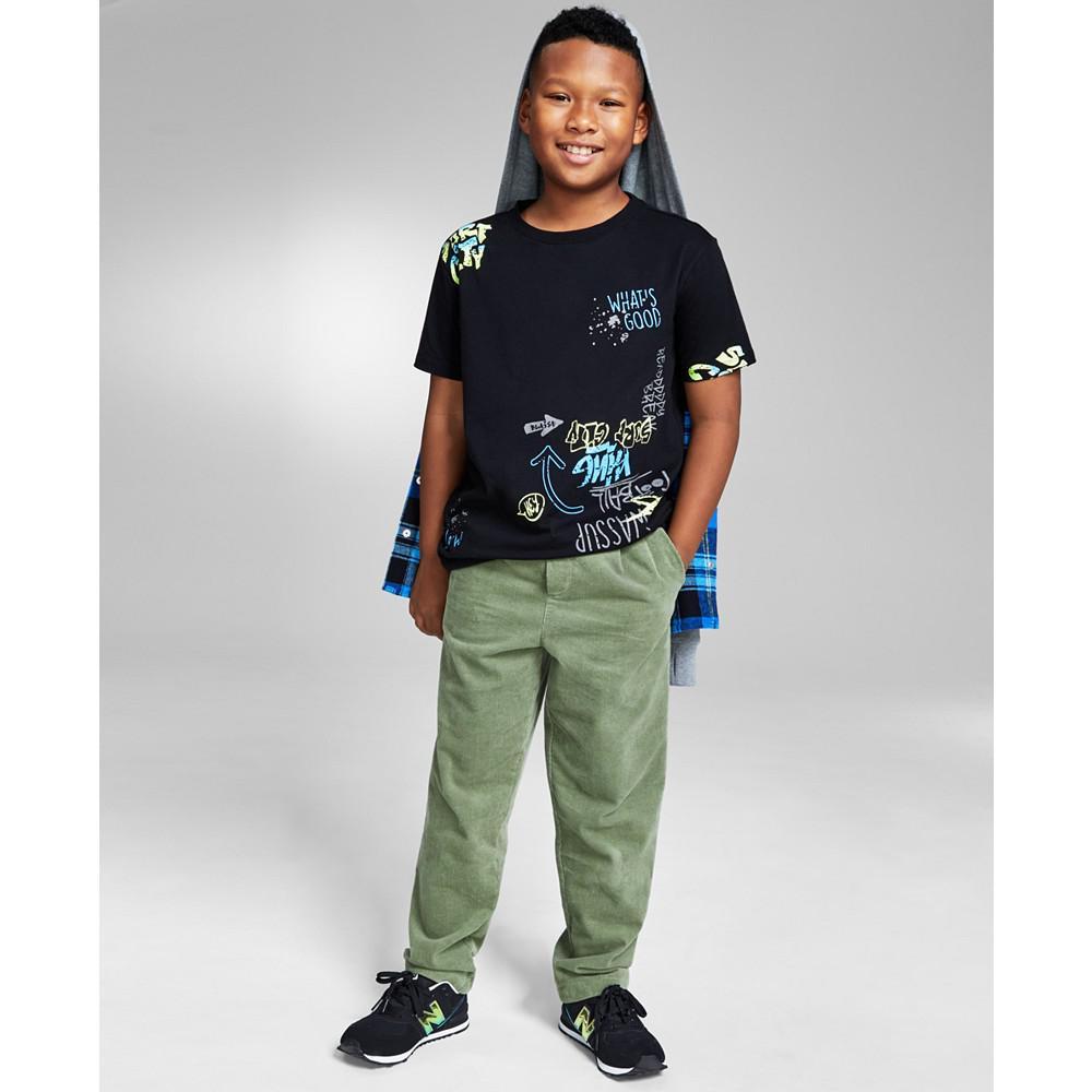 商品Epic Threads|Big Boys Blaise Cotton T-Shirt, Created for Macy's,价格¥147,第1张图片