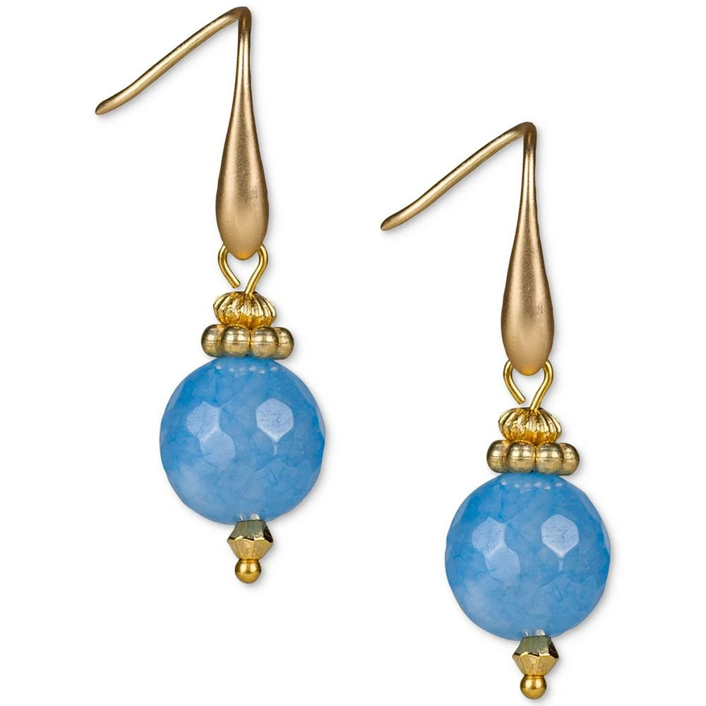 商品Patricia Nash|Gold-Tone Gemstone Bead Drop Earrings,价格¥192,第1张图片