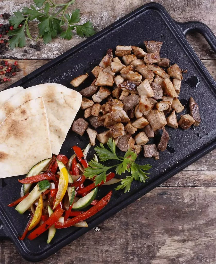 Rectangular 13" Cast Iron, Reversible Griddle Grill 商品