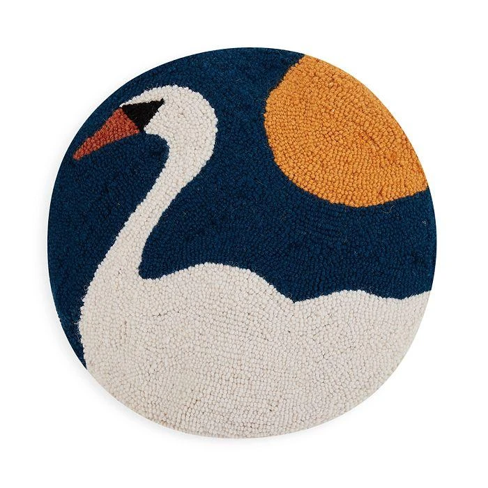 商品Justina Blakeney|Night Swan Hook Decorative Pillow,价格¥449,第1张图片