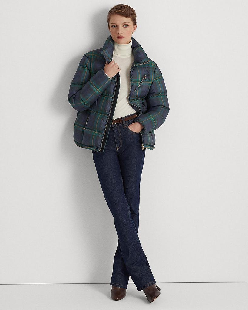 Plaid Puffer Coat商品第3张图片规格展示