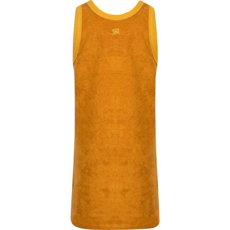 商品Munster|Terry tank top dress in desert sun orange,价格¥363,第2张图片详细描述