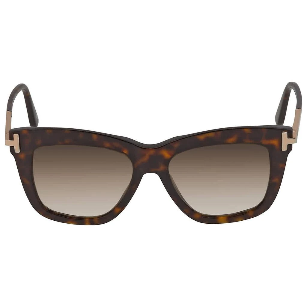 商品Tom Ford|Tom Ford Dasha Polarized Brown Square Ladies Sunglasses FT0822 52H 52,价格¥1414,第2张图片详细描述