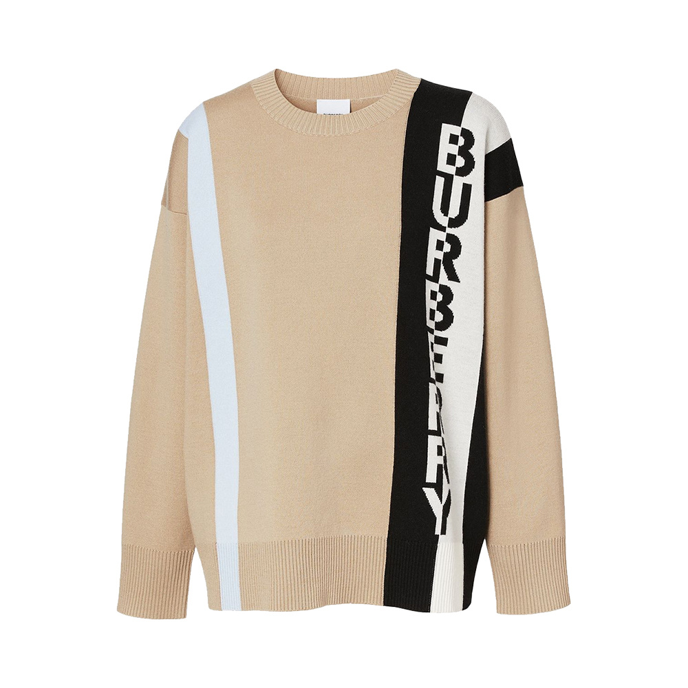 商品Burberry|BURBERRY 米色女士针织衫/毛衣 8039185,价格¥4228,第1张图片