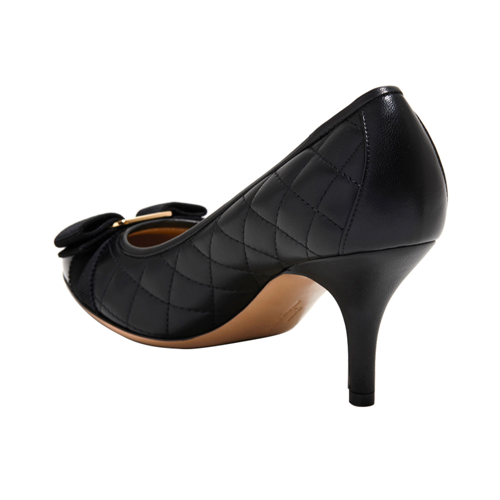 Salvatore Ferragamo 菲拉格慕 女士黑色高跟鞋 01-N674-692392商品第3张图片规格展示