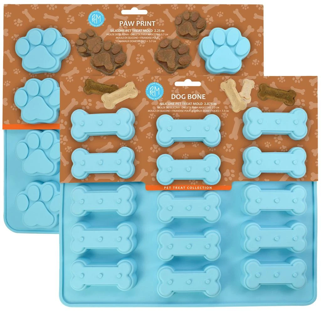 商品R&M International|Pet Treats Mold Set, Paws/Bones,价格¥238,第1张图片