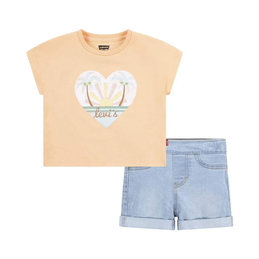 Levi's | Toddler Palm Dolman Tee and Shorts Set