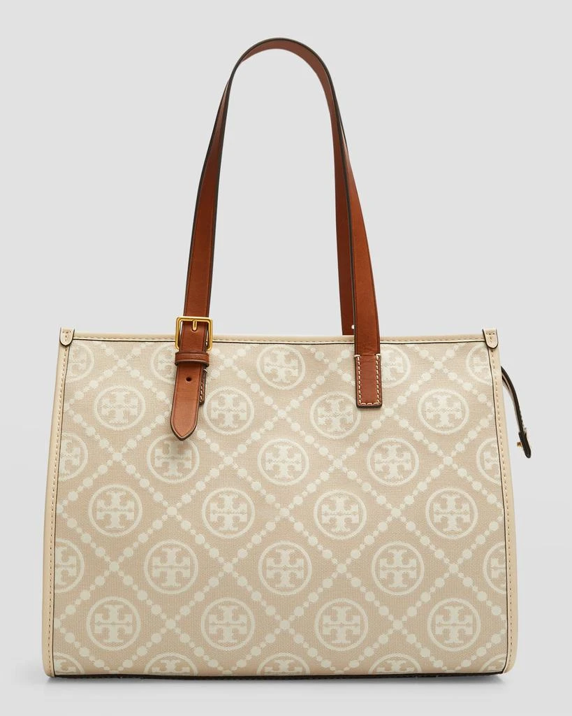 商品Tory Burch|T Monogram Small Canvas Tote Bag,价格¥3539,第1张图片