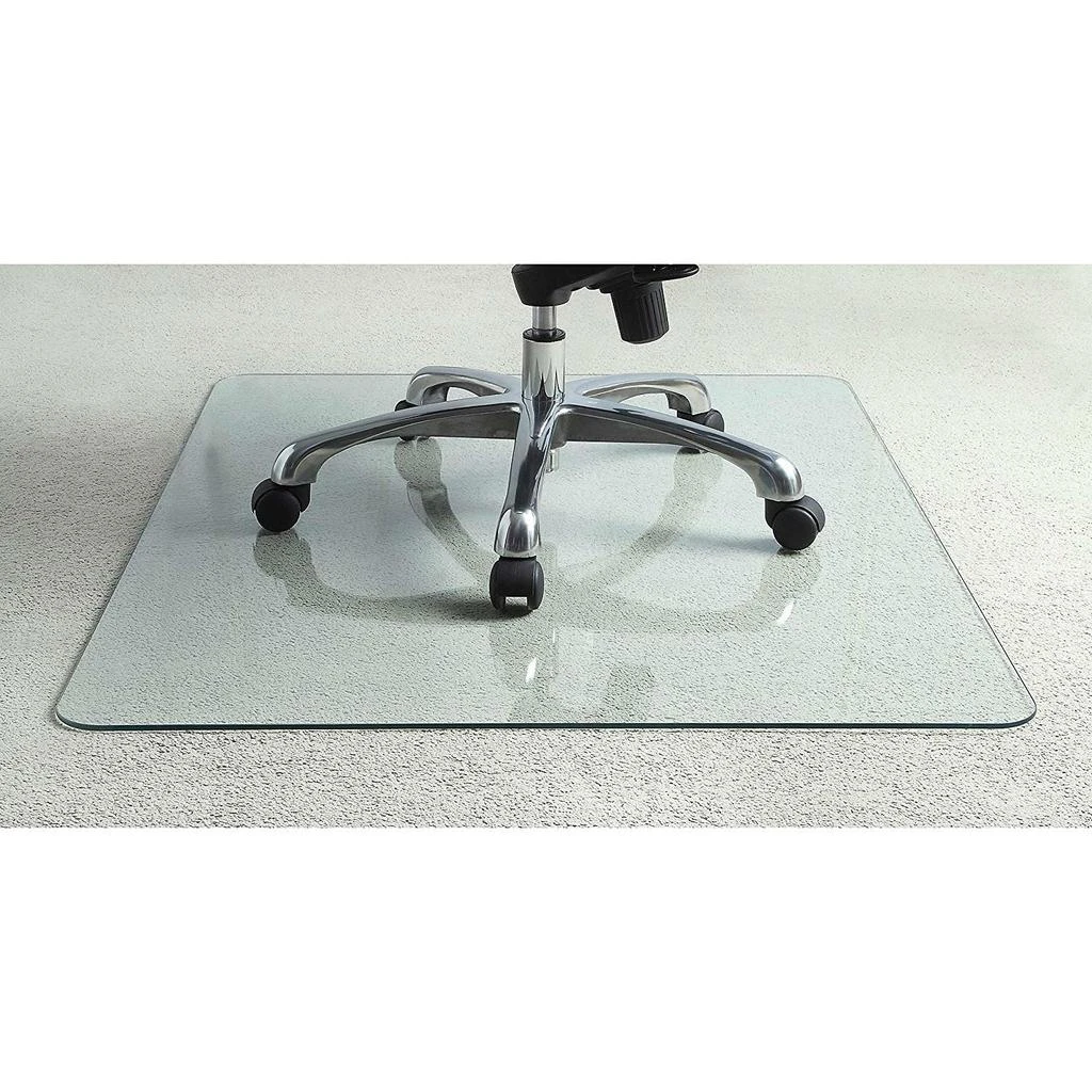 商品QuikFurn|Heavy Duty 36 Inch Tempered Glass Chair Mat,价格¥2077,第2张图片详细描述