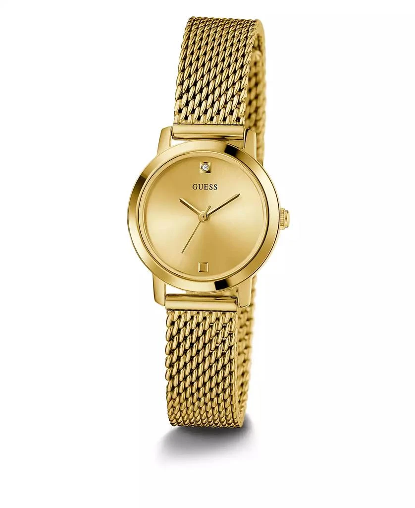 商品GUESS|Women's Gold-Tone Mesh Bracelet Watch 25mm,价格¥787,第5张图片详细描述