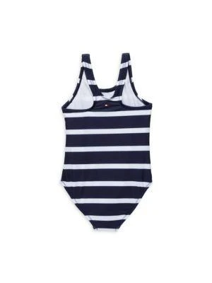 商品Tommy Hilfiger|Little Girl's Star & Stripes One Piece Swimsuit,价格¥118,第2张图片详细描述