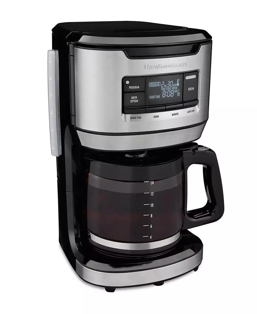 商品Hamilton Beach|Programmable Front-Fill Coffee Maker - 46390,价格¥927,第2张图片详细描述