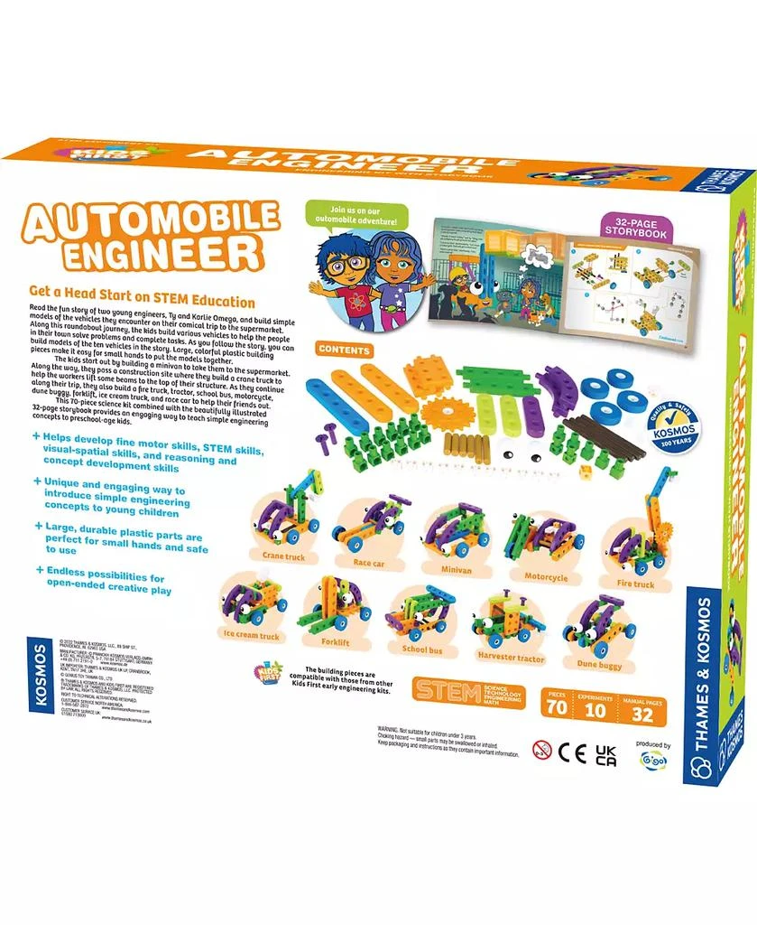 商品Thames & Kosmos|Kids First: Automobile Engineer Kit,价格¥301,第2张图片详细描述