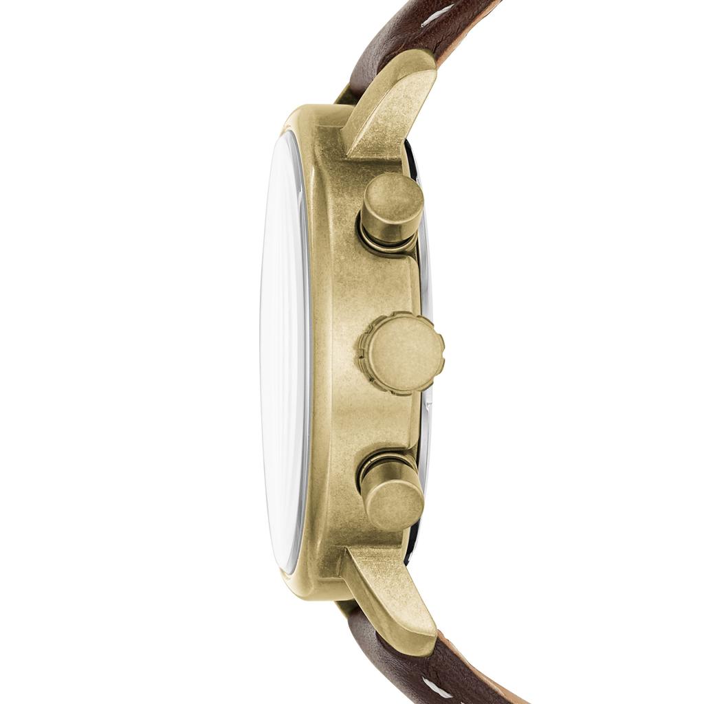 Fossil Men's Rhett Chronograph, Gold-Tone Stainless Steel Watch商品第2张图片规格展示