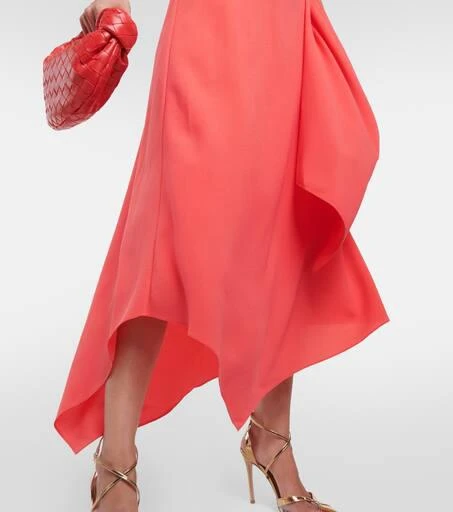 商品ROKSANDA|Pascale cape-detail crêpe maxi dress,价格¥8609,第5张图片详细描述