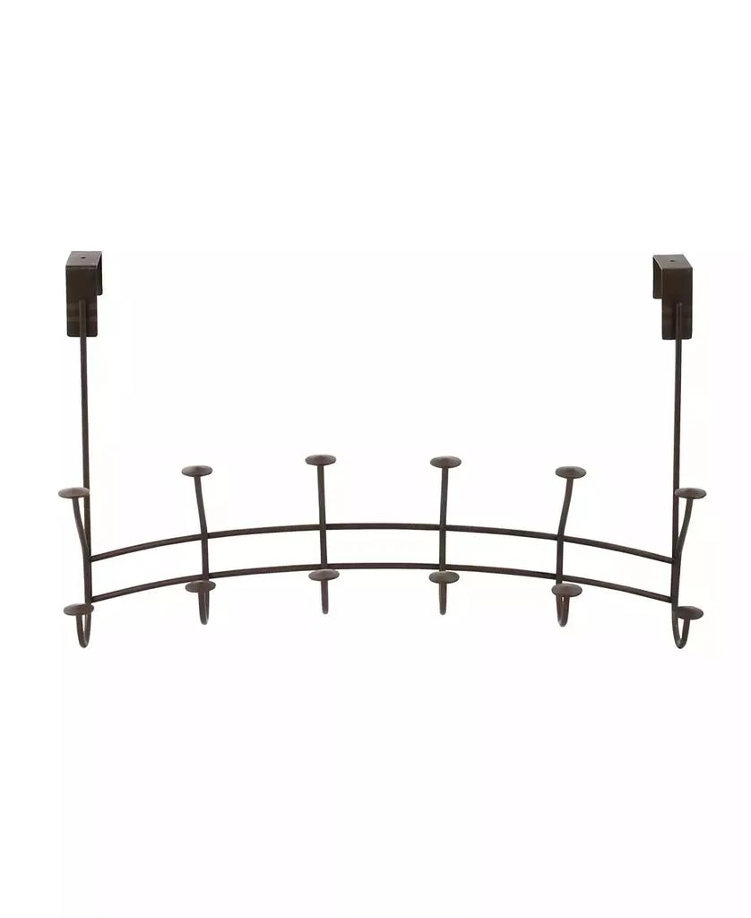 商品Spectrum|Windsor Over The Door 6-Double Hook Rack,价格¥202,第1张图片