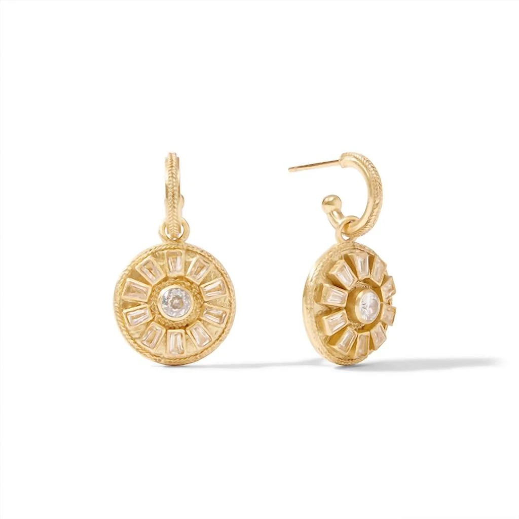 商品Julie Vos|Julie Vos - Women's Aurora Hoop And Charm Earrings,价格¥744,第1张图片