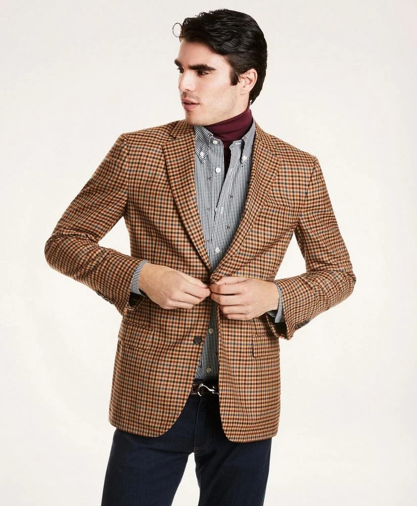 商品Brooks Brothers|Regent Fit Multi-Check Sport Coat,价格¥2049,第1张图片