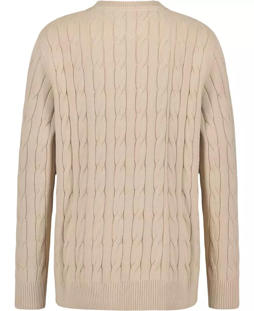 商品Tommy Hilfiger|Boys 2T-7 Crewneck Cable Knit Sweater,价格¥206,第2张图片详细描述