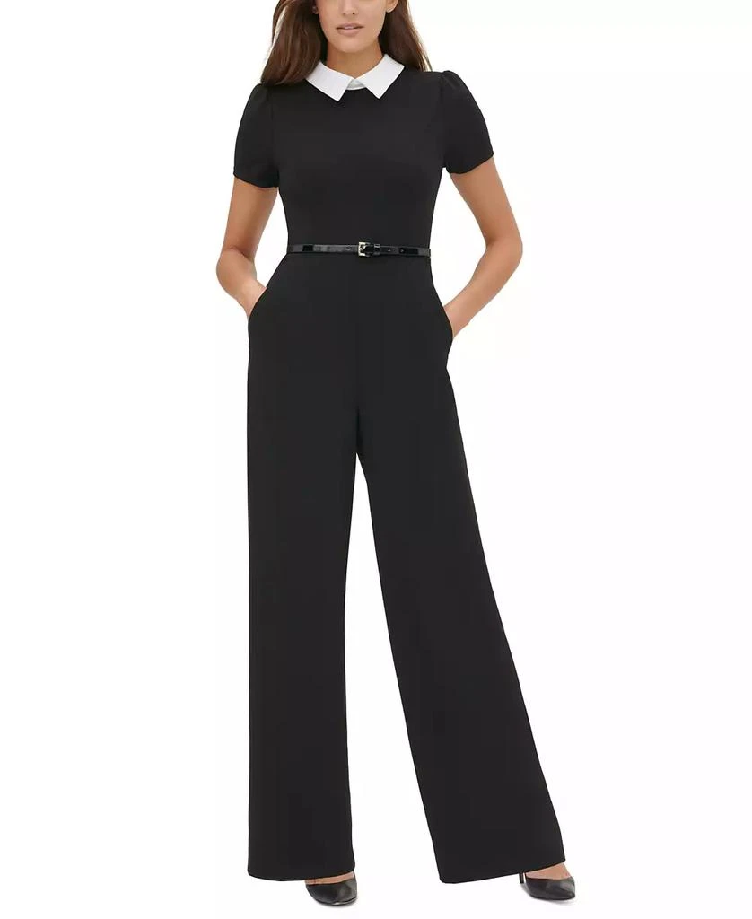 商品Tommy Hilfiger|Collared Belted Jumpsuit,价格¥598,第1张图片