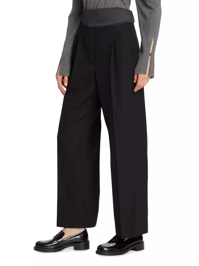 商品Stella McCartney|Tuxedo Wide-Leg Wool Trousers,价格¥3561,第4张图片详细描述