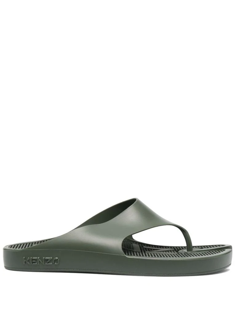 商品Kenzo|Kenzo Men's Green Pvc Sandals,价格¥1155,第1张图片