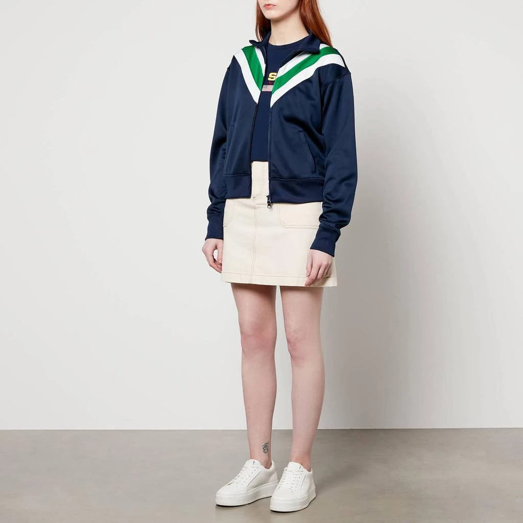 商品Ralph Lauren|Polo Ralph Lauren Women's Track Sweatshirt - Newport Navy,价格¥341,第3张图片详细描述