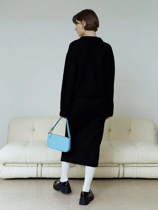 商品HACKESCH|Moss Knit Top (Black),价格¥514,第2张图片详细描述