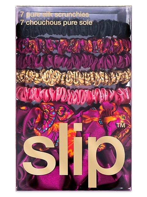 商品Slip|Silk Scrunchies 7-Piece Mega Set,价格¥352,第4张图片详细描述