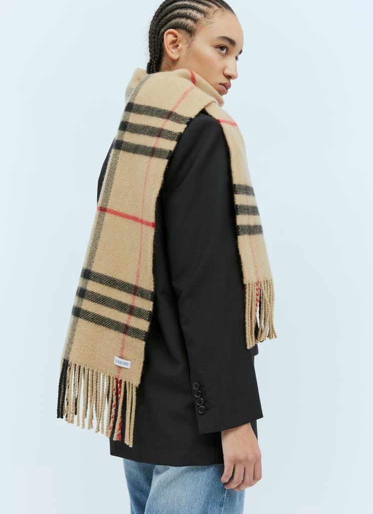 Check Wool Cashmere Scarf 商品