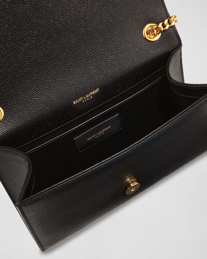 商品Yves Saint Laurent|Kate Small Tassel YSL Wallet on Chain in Grained Leather,价格¥18568,第2张图片详细描述