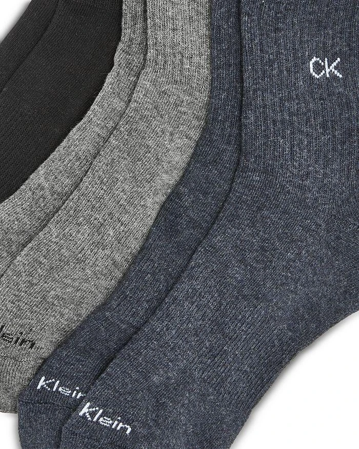 商品Calvin Klein|Cushioned High Quarter Socks, Pack of 3,价格¥109,第3张图片详细描述