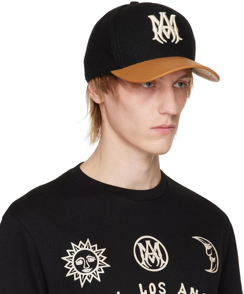 商品AMIRI|Black Embroidered Cap,价格¥3872,第2张图片详细描述