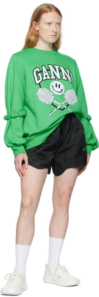 商品Ganni|SSENSE Exclusive Green Sweatshirt,价格¥1283,第4张图片详细描述