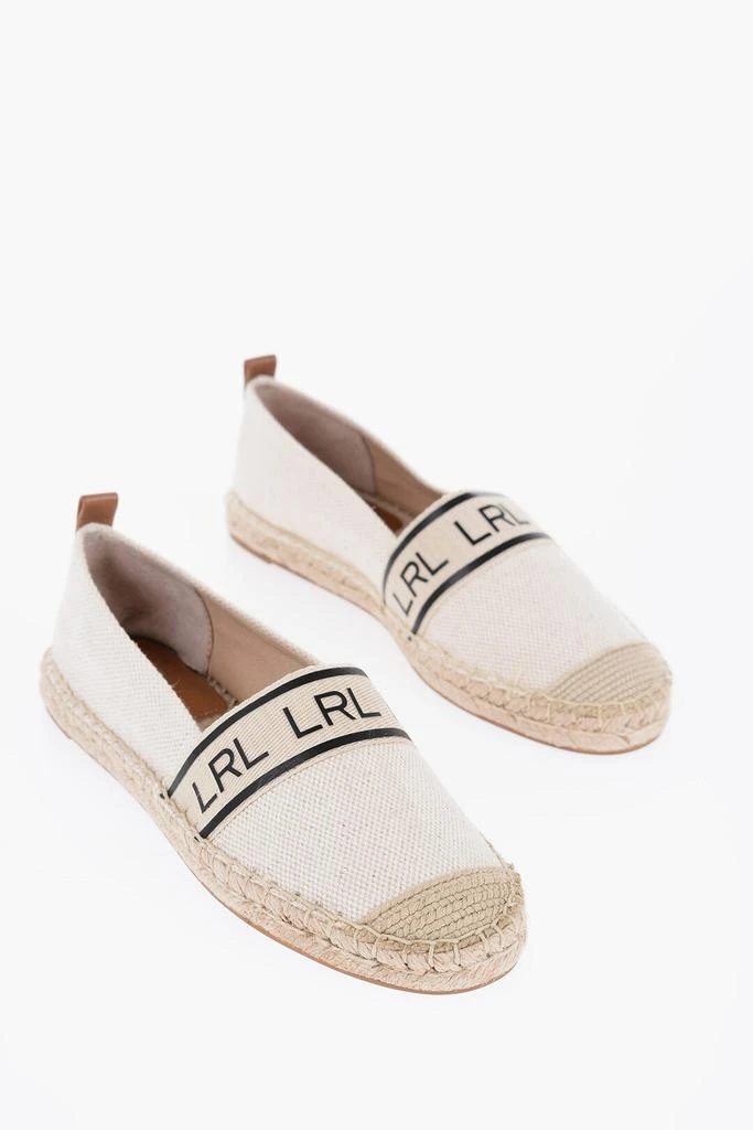 商品Ralph Lauren|Polo Ralph Lauren Canvas CAYLEE Espadrillas with Leathr Detail and Raffia sole,价格¥856,第1张图片